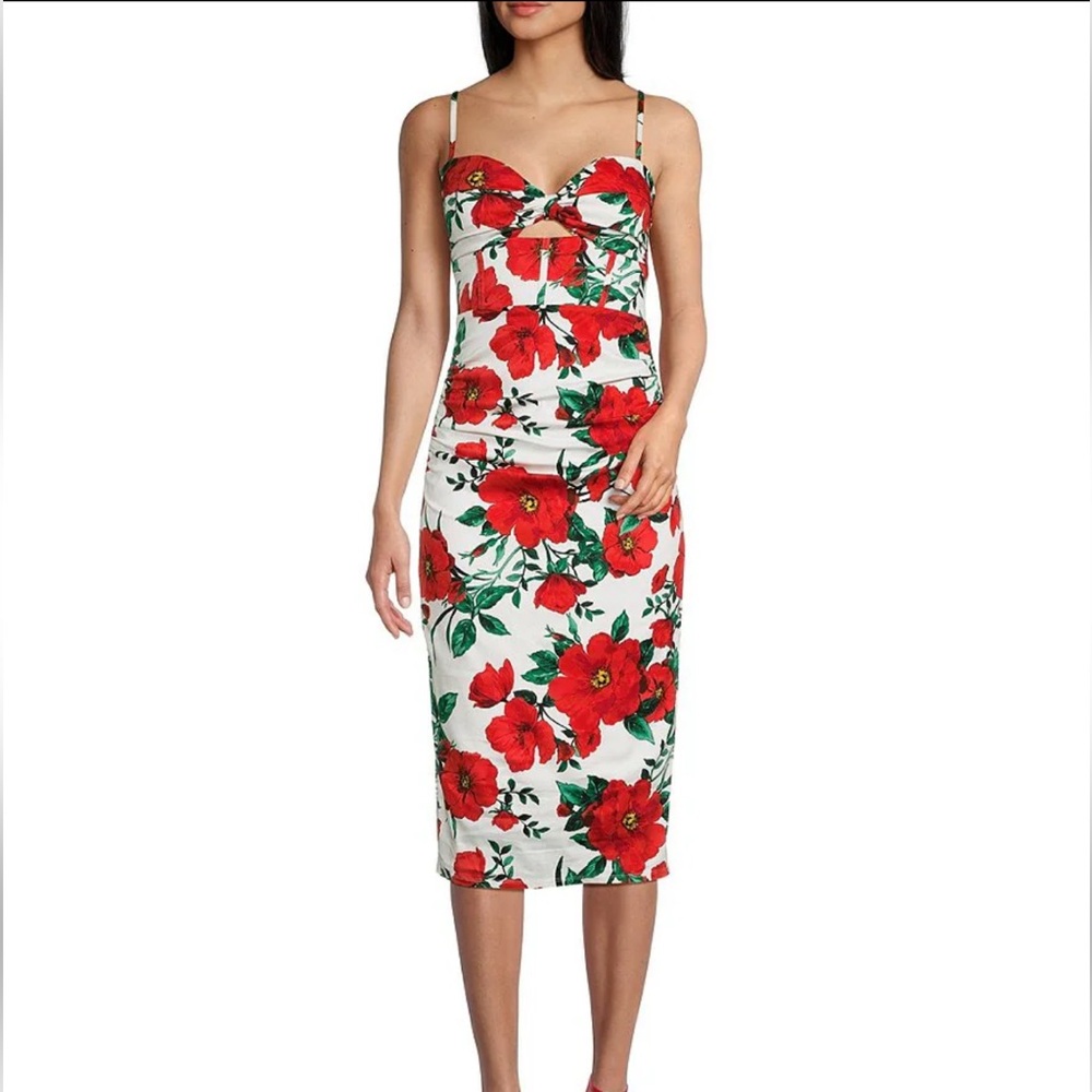 Emerald Sundae Poppy Midi Dress NWT